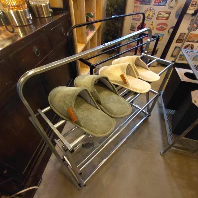 Foldable shoe rack Zinc　POST GENERAL Shoes　Interior　Display　Slippers