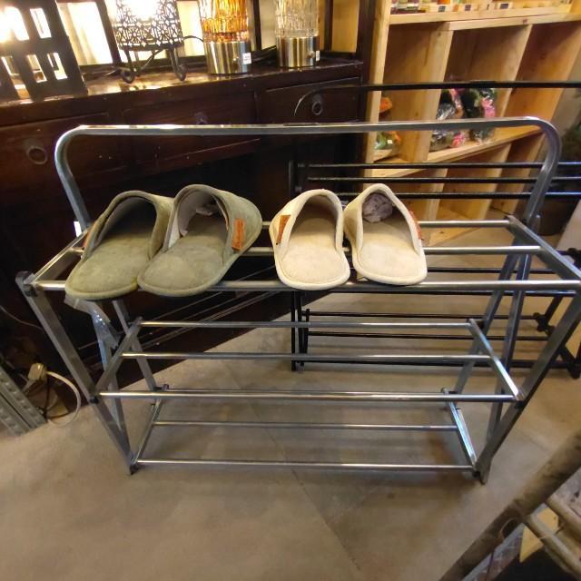 Foldable shoe rack Zinc　POST GENERAL Shoes　Interior　Display　Slippers