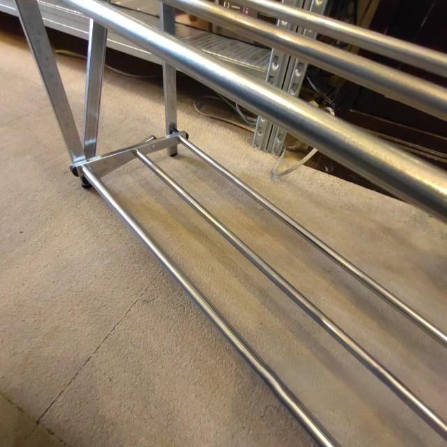 Foldable shoe rack Zinc　POST GENERAL Shoes　Interior　Display　Slippers