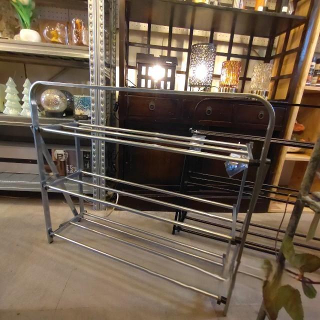 Foldable shoe rack Zinc　POST GENERAL Shoes　Interior　Display　Slippers