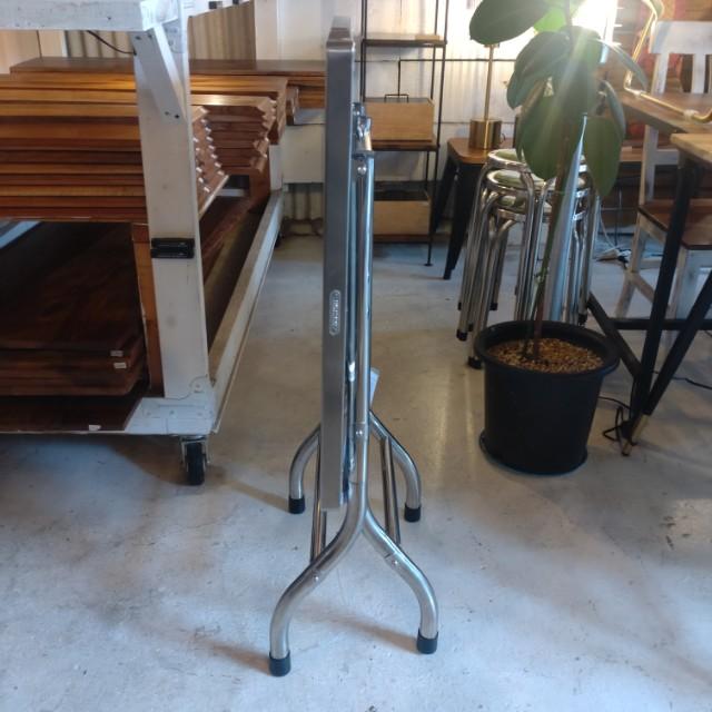 DULTON STAINLESS FOLDING TABLE 600×600　OUTDOOR GARDEN GARAGE RASTIC INTERIOR