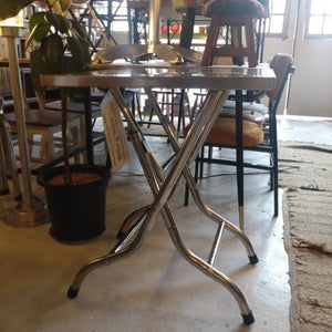 DULTON STAINLESS FOLDING TABLE 600×600　OUTDOOR GARDEN GARAGE RASTIC INTERIOR