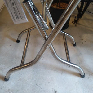 DULTON STAINLESS FOLDING TABLE 600×600　OUTDOOR GARDEN GARAGE RASTIC INTERIOR