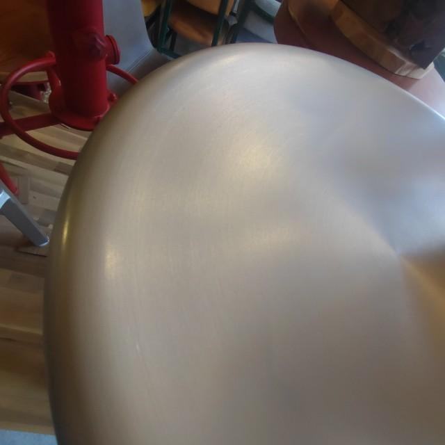 Dalton Aluminum Round Stool, Medium, American Style, Cafe Chair, for Home, Garage, Garden Terrace, Living Room, and BBQ