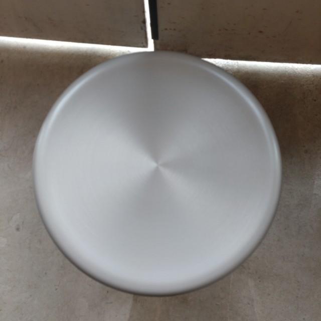 Dalton Aluminum Round Stool, Small, American Style, Cafe Chair, for Home, Garage, Garden Terrace, Living Room, and BBQ