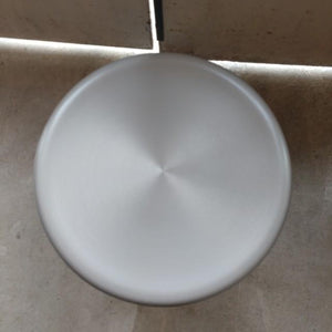 Dalton Aluminum Round Stool, Small, American Style, Cafe Chair, for Home, Garage, Garden Terrace, Living Room, and BBQ
