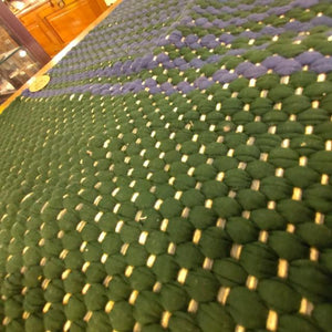 DULTON Cotton Chindi Mat, 50x75cm, available in two styles. Suitable for living rooms, sofas, and other Indian areas.