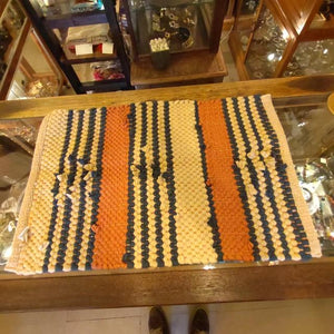 DULTON Cotton Chindi Mat, 50x75cm, available in two styles. Suitable for living rooms, sofas, and other Indian areas.