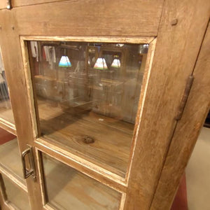 [In-store pickup only] Antique Indian glass window 3-tier shelf, antique living room interior display fixture