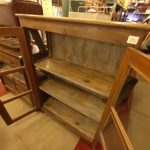 [In-store pickup only] Antique Indian glass window 3-tier shelf, antique living room interior display fixture
