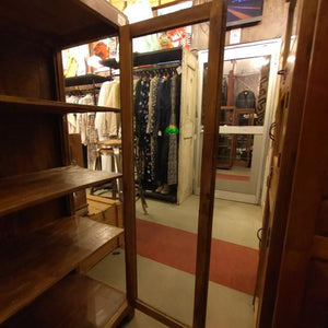 [In-store pickup only] Indian antique glass window 4-drawer cabinet, antique living room interior display fixture