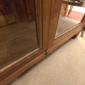 [In-store pickup only] Indian antique glass window 4-drawer cabinet, antique living room interior display fixture