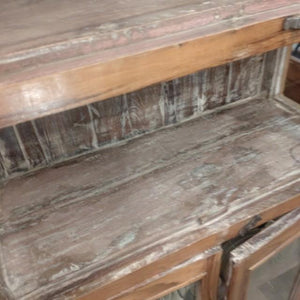 [In-store pickup only] Antique Indian pantry cabinet, antique living room interior display fixture