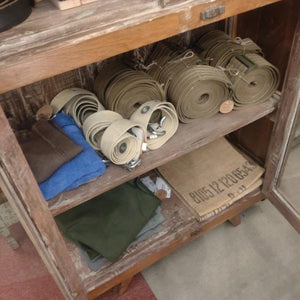 [In-store pickup only] Antique Indian pantry cabinet, antique living room interior display fixture