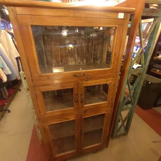 [In-store pickup only] Antique Indian pantry cabinet, antique living room interior display fixture