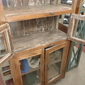 [In-store pickup only] Antique Indian pantry cabinet, antique living room interior display fixture