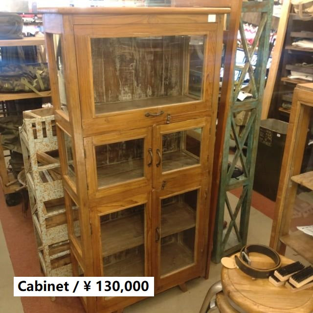 [In-store pickup only] Antique Indian pantry cabinet, antique living room interior display fixture