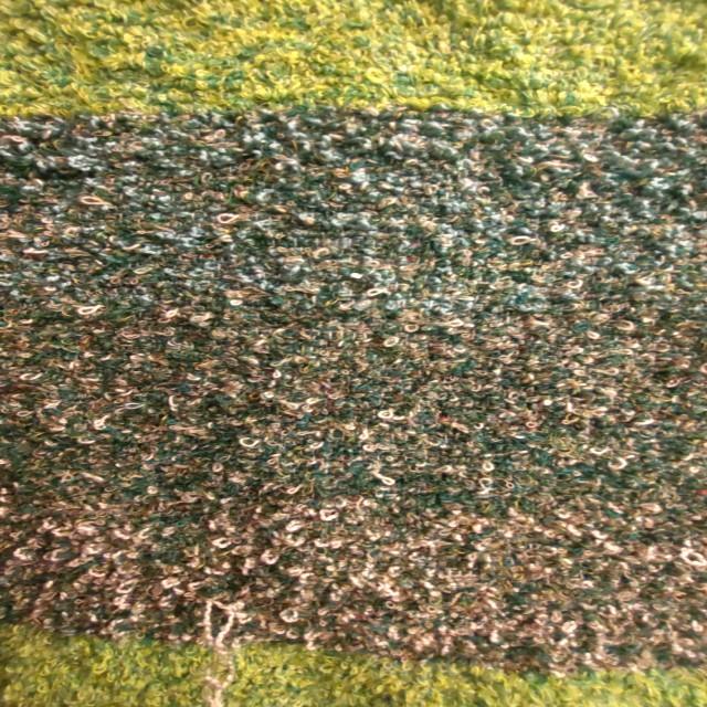 スペイン　ハラパラグマット　グリーン　140×200cm　2畳分　8畳　フロアラグ　三人掛けソファ　手織り　jarapa　ベッド　丸洗い