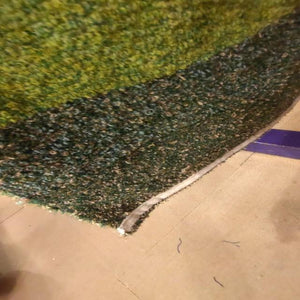 スペイン　ハラパラグマット　グリーン　140×200cm　2畳分　8畳　フロアラグ　三人掛けソファ　手織り　jarapa　ベッド　丸洗い