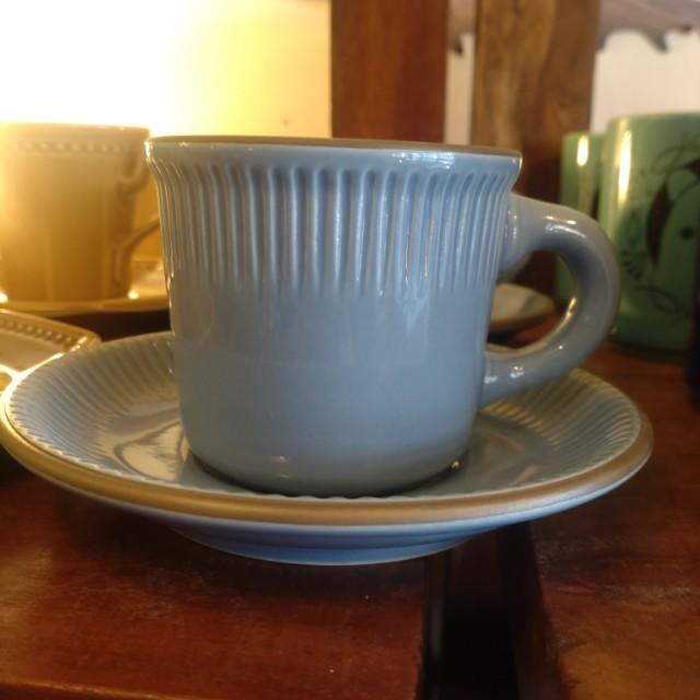 SAUUTHARN VALLEY CELESTO BLUE COFFEE CUP & SAUCER CAFE SNACK TIME TEA HOSPITALITY