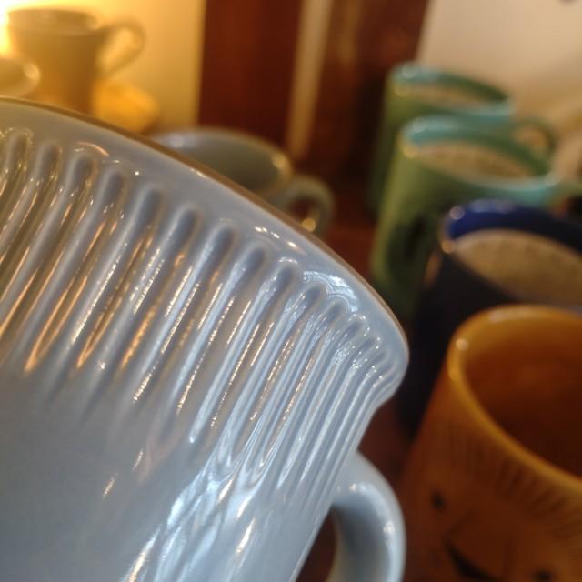 SAUUTHARN VALLEY CELESTO BLUE COFFEE CUP & SAUCER CAFE SNACK TIME TEA HOSPITALITY