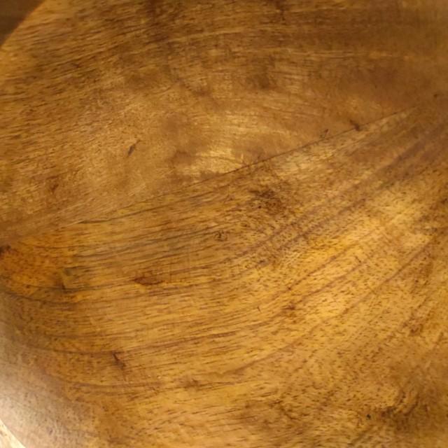 Mango Wood Floral engraving Tray India Antique Style