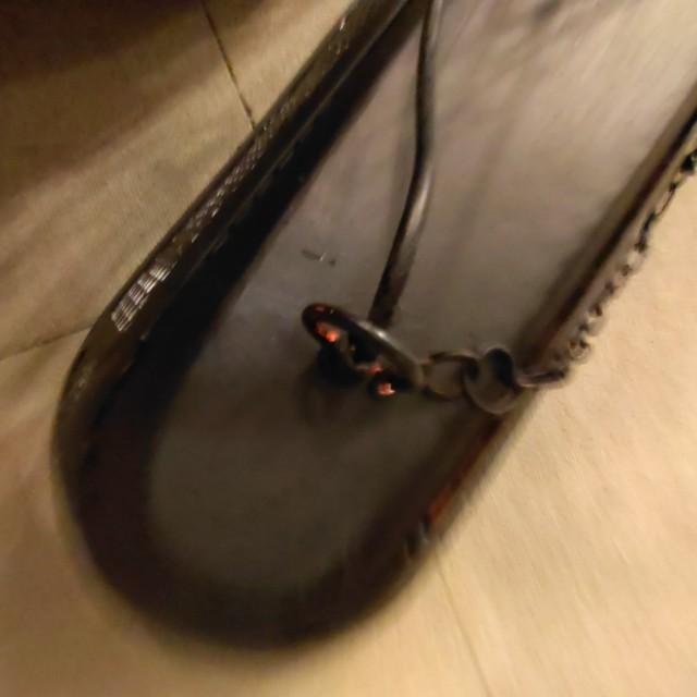 IRON　OVAL　CHANDELIER　２Colors in total Orange Black 2Light hanging