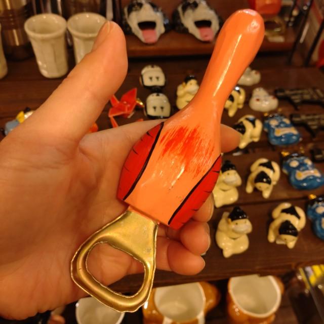 フラミンゴ栓抜き　ピンク　ビール　アルコール　アニマル　ユニーク　フラミンゴ　動物　鳥　