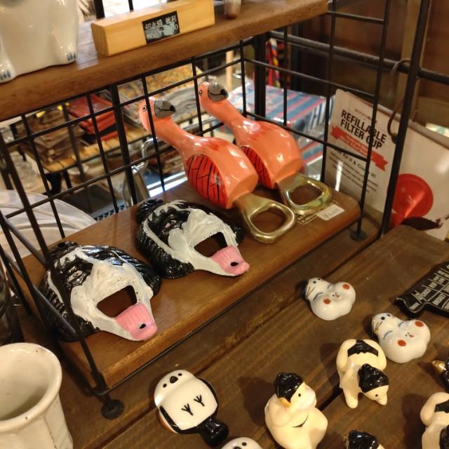 フラミンゴ栓抜き　ピンク　ビール　アルコール　アニマル　ユニーク　フラミンゴ　動物　鳥　