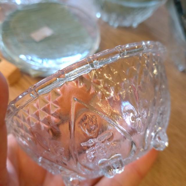 レトロガラスボウル　ガラス　ボウル　ミニボウル　レトロ　アイス　デザート　小皿