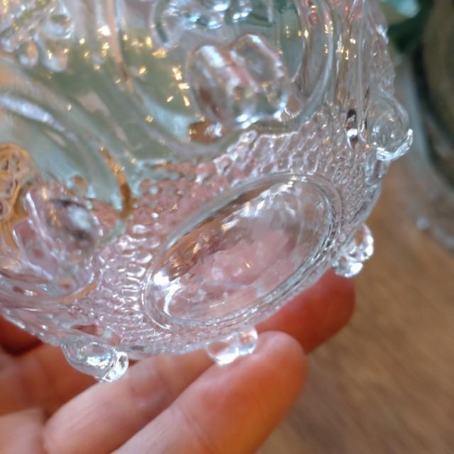 レトロガラスボウル　ガラス　ボウル　ミニボウル　レトロ　アイス　デザート　小皿