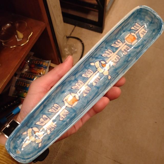 ブルーポタリ香立て　全3種　香立て　陶器　セラミック　インド　シャイプール　お香　線香　瞑想　リラックス　