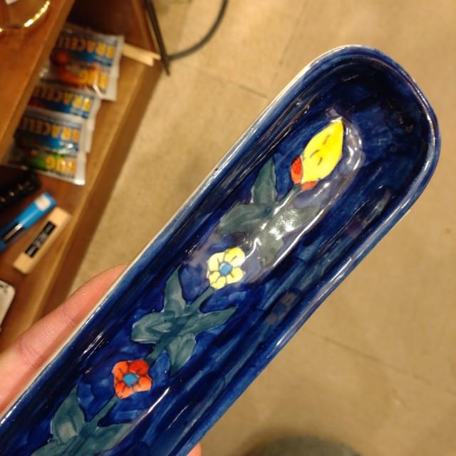 ブルーポタリ香立て　全3種　香立て　陶器　セラミック　インド　シャイプール　お香　線香　瞑想　リラックス　