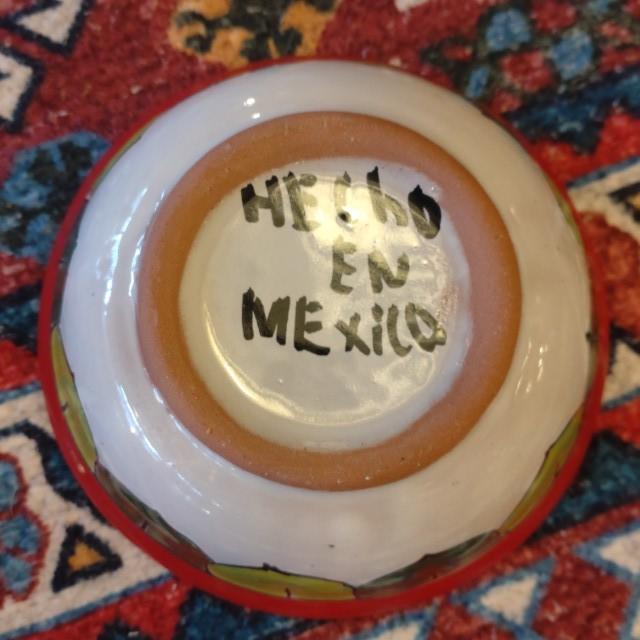 Mexico Guanajuato Ware Minibowl Red 2Types in total Smallbowl Yogurt Fruit bowl Small Plate Snacks