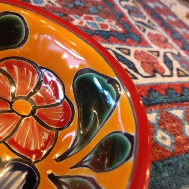 Mexico Guanajuato Ware Minibowl Red 2Types in total Smallbowl Yogurt Fruit bowl Small Plate Snacks