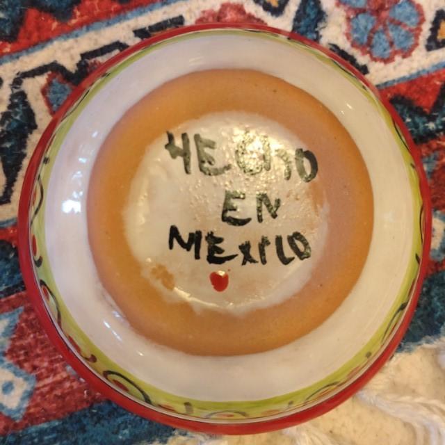 Mexico Guanajuato Ware Minibowl Red 2Types in total Smallbowl Yogurt Fruit bowl Small Plate Snacks