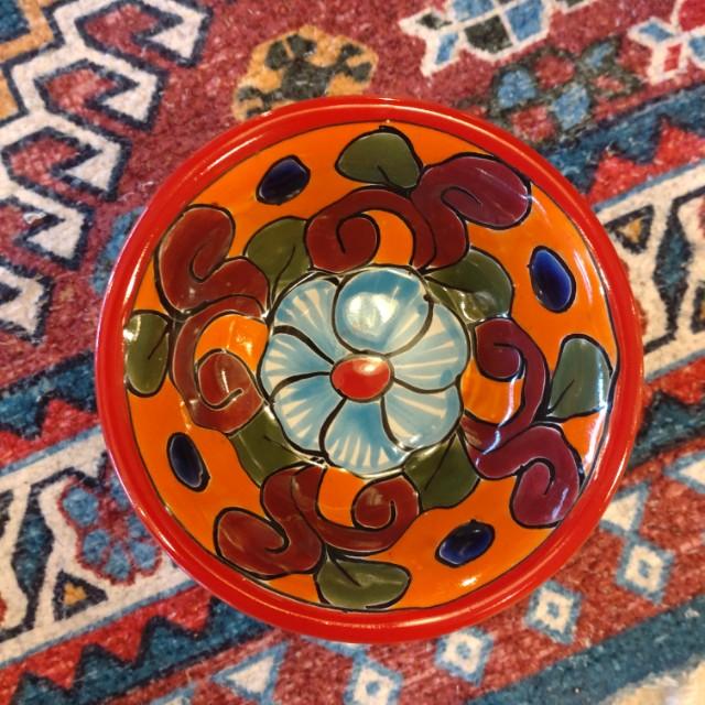 Mexico Guanajuato Ware Minibowl Red 2Types in total Smallbowl Yogurt Fruit bowl Small Plate Snacks