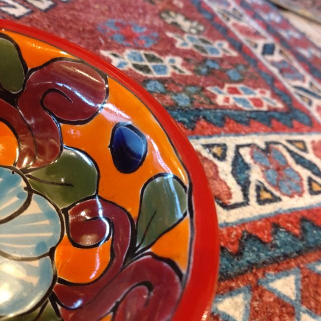 Mexico Guanajuato Ware Minibowl Red 2Types in total Smallbowl Yogurt Fruit bowl Small Plate Snacks