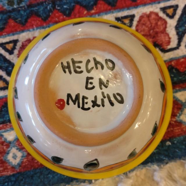 Mexico　Guanajuato Ware　Minibowl　Yellow 4Types in total　Smallbowl　Yogurt　Fruit bowl　Small Plate　Snacks