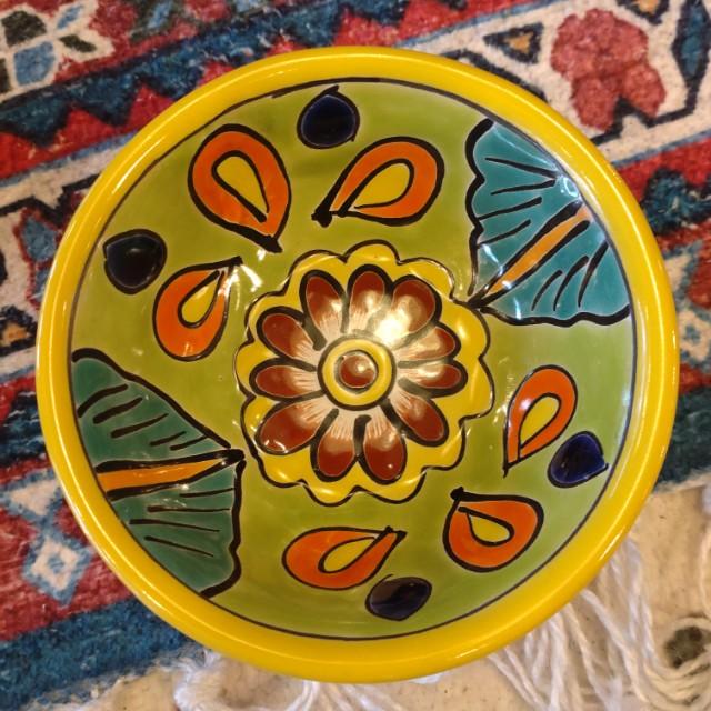 Mexico　Guanajuato Ware　Minibowl　Yellow 4Types in total　Smallbowl　Yogurt　Fruit bowl　Small Plate　Snacks