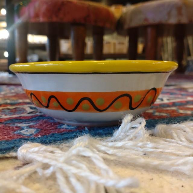Mexico　Guanajuato Ware　Minibowl　Yellow 4Types in total　Smallbowl　Yogurt　Fruit bowl　Small Plate　Snacks