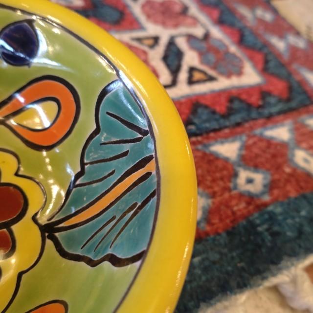 Mexico　Guanajuato Ware　Minibowl　Yellow 4Types in total　Smallbowl　Yogurt　Fruit bowl　Small Plate　Snacks