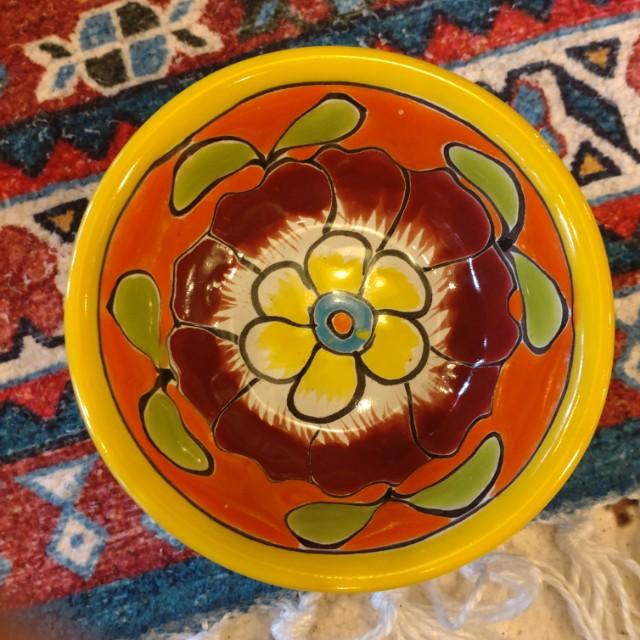 Mexico　Guanajuato Ware　Minibowl　Yellow 4Types in total　Smallbowl　Yogurt　Fruit bowl　Small Plate　Snacks
