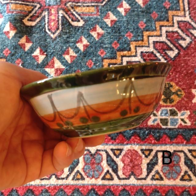 メキシコ　グアナファト焼　ミニボウル　グリーン　全3種　小鉢　ヨーグルト　フルーツボウル　小皿　おつまみ　豆皿