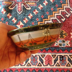 メキシコ　グアナファト焼　ミニボウル　グリーン　全3種　小鉢　ヨーグルト　フルーツボウル　小皿　おつまみ　豆皿