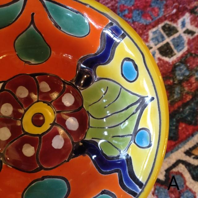 メキシコ　グアナファト焼　ミニボウル　イエロー　小鉢　ヨーグルト　フルーツボウル　小皿　おつまみ　豆皿