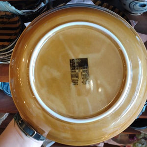 美濃焼　SLIP CHOCOLATE スリップショコラ スープカレー皿　日本製 食器 陶器 大皿　カレー皿