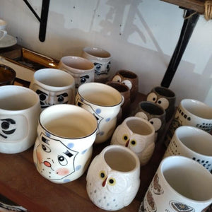 ♥とても古い　美濃焼　織部　湯呑み　㉑　湯飲み　骨董　古玩　中国 ♥とても古い 美濃焼 織部 湯呑み ㉑ 湯飲み 骨董 古玩 中国