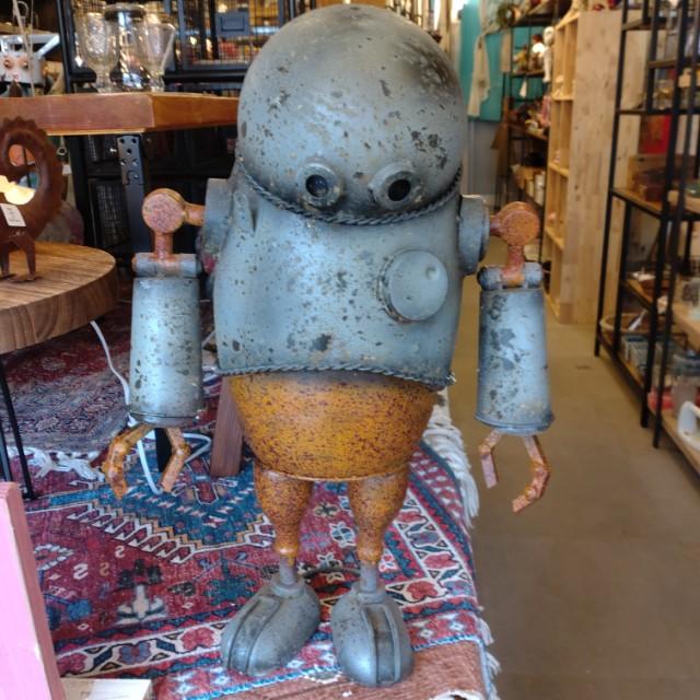 Metal Robo Solder Gardening　Object Robot　Ornaments　Retro　Antique Style　Handmade