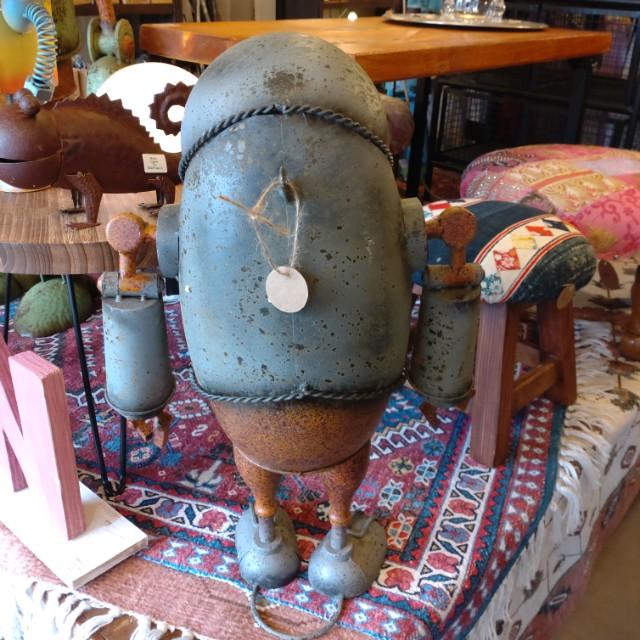 Metal Robo Solder Gardening　Object Robot　Ornaments　Retro　Antique Style　Handmade